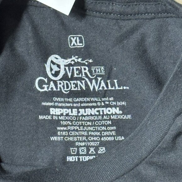 Over The Garden Wall Greg & Wirt Wayward Leaves T-Shirt X-LARGE New With Tags - Picture 6 of 6